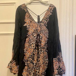 Abercrombie Long Sleeve Printed Dress
